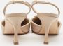 Manolo Blahnik Pre-owned Leather heels Beige Dames - Thumbnail 5