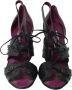 Manolo Blahnik Pre-owned Leather heels Black Dames - Thumbnail 2