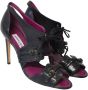 Manolo Blahnik Pre-owned Leather heels Black Dames - Thumbnail 3