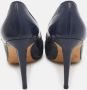 Manolo Blahnik Pre-owned Leather heels Blue Dames - Thumbnail 5