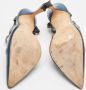 Manolo Blahnik Pre-owned Leather heels Blue Dames - Thumbnail 6