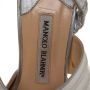 Manolo Blahnik Pre-owned Leather heels Gray Dames - Thumbnail 6