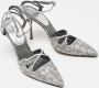 Manolo Blahnik Pre-owned Leather heels Gray Dames - Thumbnail 4