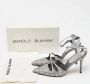 Manolo Blahnik Pre-owned Leather heels Gray Dames - Thumbnail 9