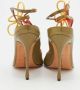 Manolo Blahnik Pre-owned Leather heels Green Dames - Thumbnail 5