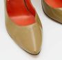 Manolo Blahnik Pre-owned Leather heels Green Dames - Thumbnail 8