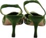 Manolo Blahnik Pre-owned Leather heels Green Dames - Thumbnail 4