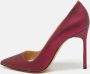Manolo Blahnik Pre-owned Leather heels Pink Dames - Thumbnail 2