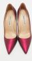 Manolo Blahnik Pre-owned Leather heels Pink Dames - Thumbnail 3
