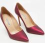 Manolo Blahnik Pre-owned Leather heels Pink Dames - Thumbnail 4