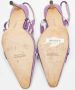 Manolo Blahnik Pre-owned Leather heels Purple Dames - Thumbnail 6