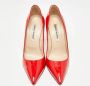 Manolo Blahnik Pre-owned Leather heels Red Dames - Thumbnail 3