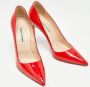 Manolo Blahnik Pre-owned Leather heels Red Dames - Thumbnail 4