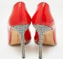 Manolo Blahnik Pre-owned Leather heels Red Dames - Thumbnail 5