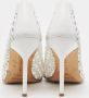 Manolo Blahnik Pre-owned Leather heels White Dames - Thumbnail 5