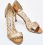 Manolo Blahnik Pre-owned Leather heels Yellow Dames - Thumbnail 4