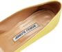 Manolo Blahnik Pre-owned Leather heels Yellow Dames - Thumbnail 6