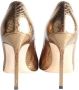 Manolo Blahnik Pre-owned Leather heels Yellow Dames - Thumbnail 4