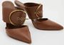 Manolo Blahnik Pre-owned Leather mules Brown Dames - Thumbnail 4