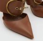Manolo Blahnik Pre-owned Leather mules Brown Dames - Thumbnail 7
