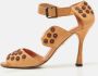 Manolo Blahnik Pre-owned Leather sandals Beige Dames - Thumbnail 2