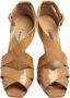 Manolo Blahnik Pre-owned Leather sandals Beige Dames - Thumbnail 2