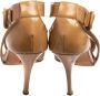 Manolo Blahnik Pre-owned Leather sandals Beige Dames - Thumbnail 4