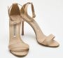 Manolo Blahnik Pre-owned Leather sandals Beige Dames - Thumbnail 3