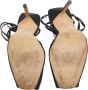 Manolo Blahnik Pre-owned Leather sandals Black Dames - Thumbnail 5