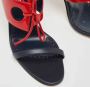 Manolo Blahnik Pre-owned Leather sandals Blue Dames - Thumbnail 7