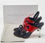 Manolo Blahnik Pre-owned Leather sandals Blue Dames - Thumbnail 9
