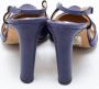 Manolo Blahnik Pre-owned Leather sandals Blue Dames - Thumbnail 4