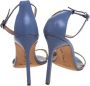 Manolo Blahnik Pre-owned Leather sandals Blue Dames - Thumbnail 4