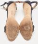 Manolo Blahnik Pre-owned Leather sandals Blue Dames - Thumbnail 7