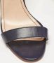 Manolo Blahnik Pre-owned Leather sandals Blue Dames - Thumbnail 8