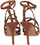 Manolo Blahnik Pre-owned Leather sandals Brown Dames - Thumbnail 4