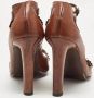 Manolo Blahnik Pre-owned Leather sandals Brown Dames - Thumbnail 5