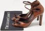 Manolo Blahnik Pre-owned Leather sandals Brown Dames - Thumbnail 9