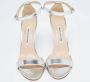 Manolo Blahnik Pre-owned Leather sandals Gray Dames - Thumbnail 3