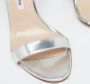 Manolo Blahnik Pre-owned Leather sandals Gray Dames - Thumbnail 8