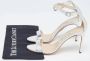 Manolo Blahnik Pre-owned Leather sandals Gray Dames - Thumbnail 9