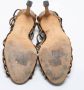 Manolo Blahnik Pre-owned Leather sandals Gray Dames - Thumbnail 5