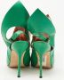 Manolo Blahnik Pre-owned Leather sandals Green Dames - Thumbnail 4