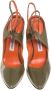 Manolo Blahnik Pre-owned Leather sandals Green Dames - Thumbnail 2