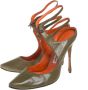 Manolo Blahnik Pre-owned Leather sandals Green Dames - Thumbnail 3