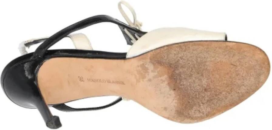 Manolo Blahnik Pre-owned Leather sandals Multicolor Dames