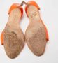 Manolo Blahnik Pre-owned Leather sandals Orange Dames - Thumbnail 5