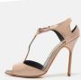 Manolo Blahnik Pre-owned Leather sandals Pink Dames - Thumbnail 2