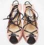 Manolo Blahnik Pre-owned Leather sandals Pink Dames - Thumbnail 3