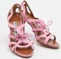 Manolo Blahnik Pre-owned Leather sandals Pink Dames - Thumbnail 3